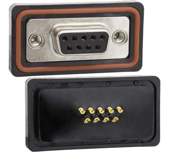 Изображение товара Разъем D-SUB RUICHI DB-9F IP67 123587