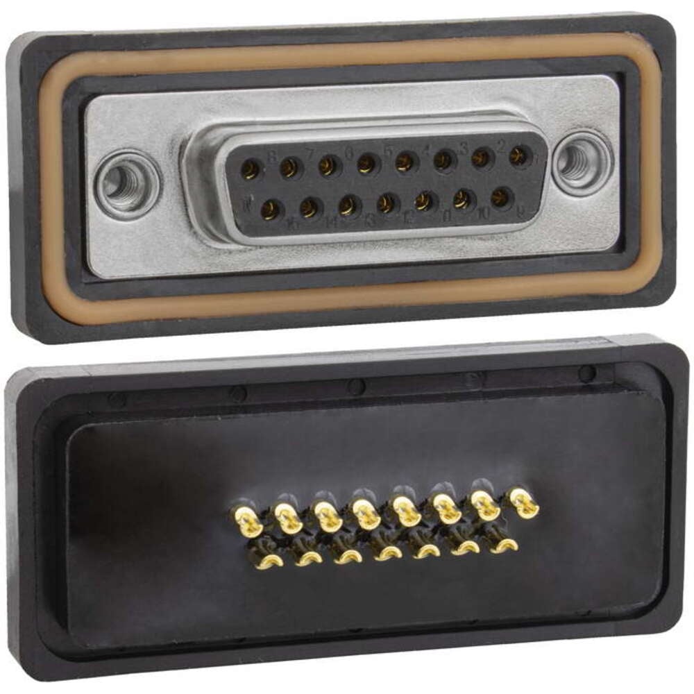 Изображение товара Разъем D-SUB RUICHI DB-15F IP67 для промышленных систем