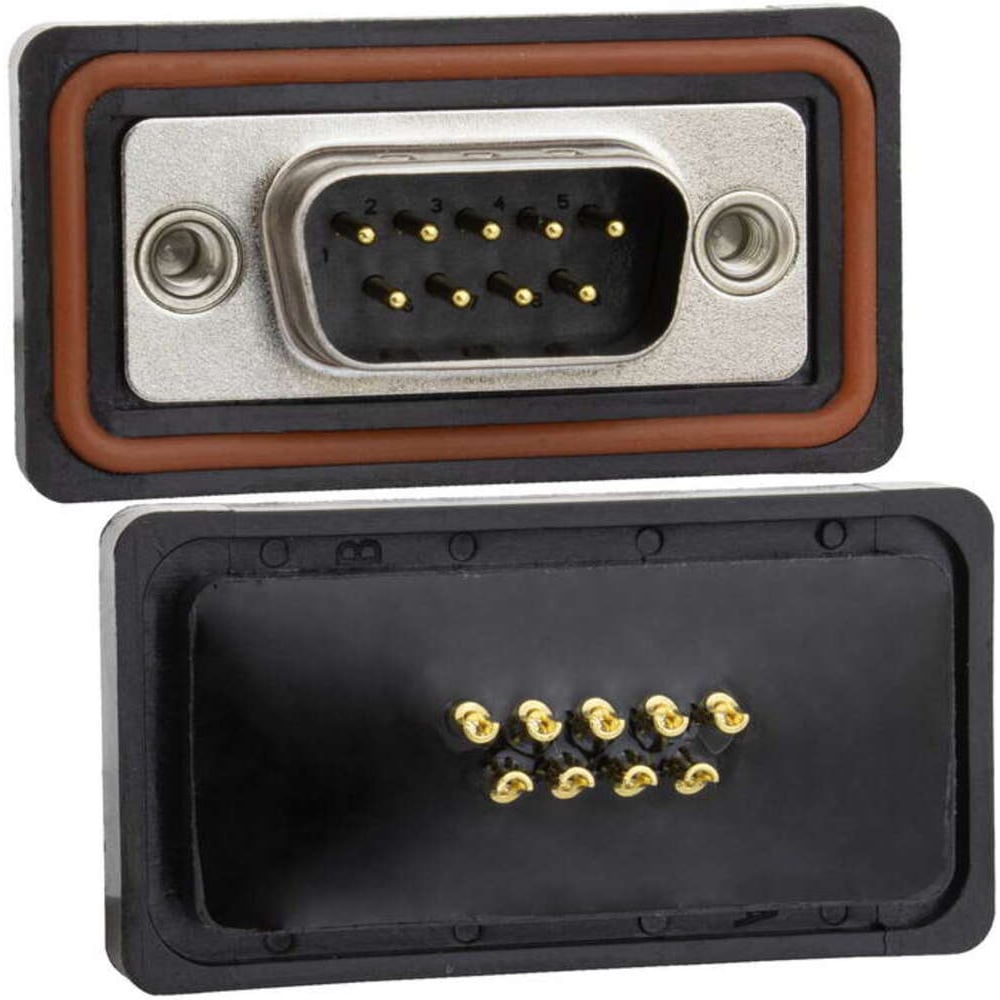 Изображение товара Разъем D-SUB RUICHI DB-9M IP67 для промышленных устройств