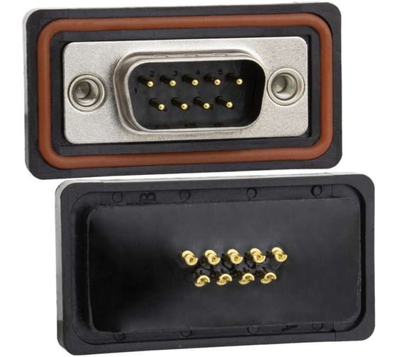Изображение товара Разъем D-SUB RUICHI DB-9M IP67 123586