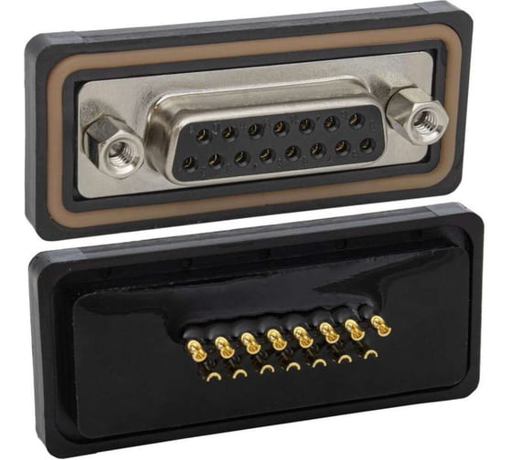 Изображение товара Разъем D-SUB RUICHI DB-15F IP67 screw 124717