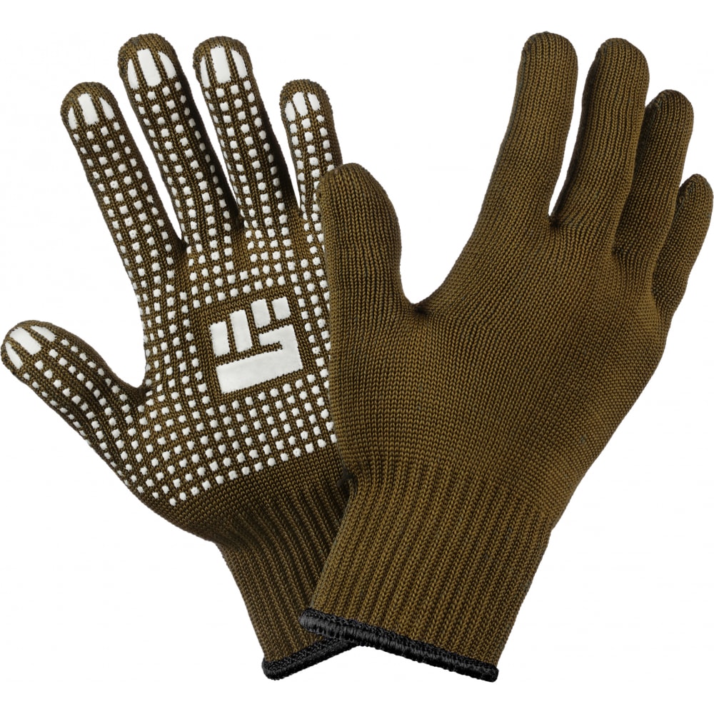 фото Трикотажные двухслойные перчатки фабрика перчаток