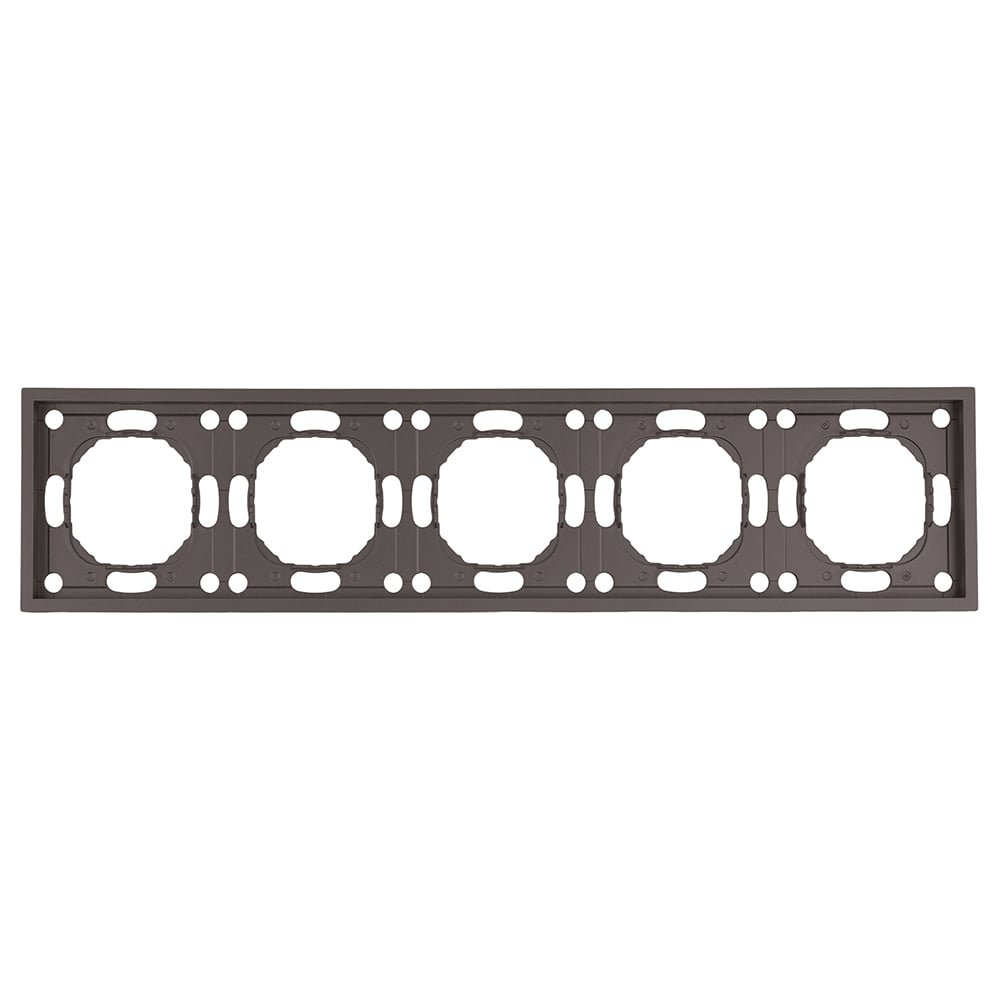 Изображение товара Рамка 5-местная STEKKER Эмили антрацит soft touch