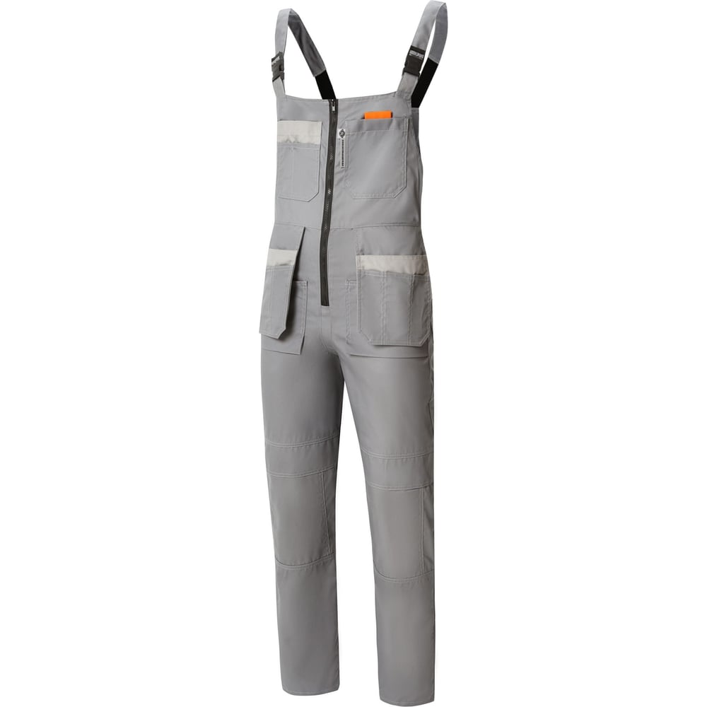 Изображение товара Полукомбинезон СОЮЗСПЕЦОДЕЖДА Профессионал-2 темно-серый/светло-серый р. 52-54