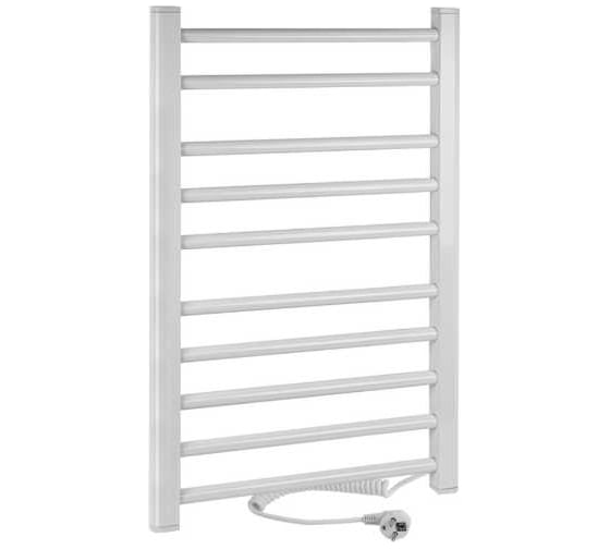 Изображение товара Полотенцесушитель электрический Brimix ЛЕСЕНКА, 500х800х90 мм,10 перекладин, 115 W, из алюминия, белый 08030W