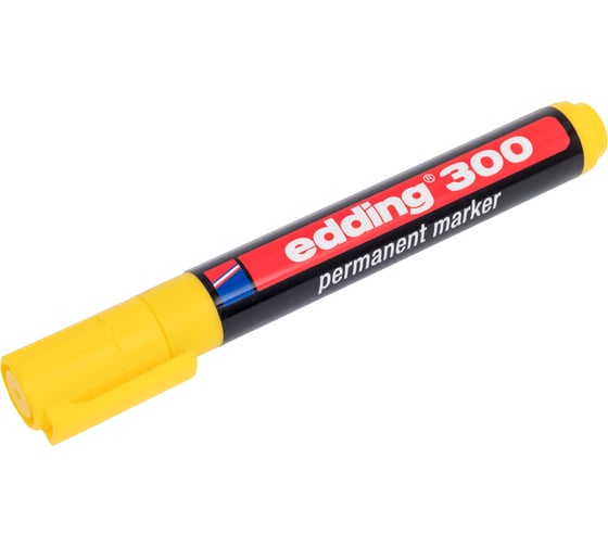 Изображение товара Перманент-маркер, Edding круглый, желтый, 1.5-3 мм E-300-5