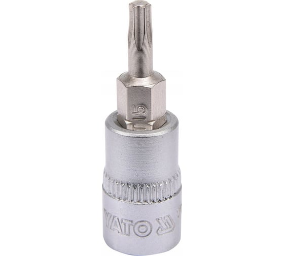 Изображение товара Головка торцевая с вставкой TORX (T15; 1/4") YATO YT-04303