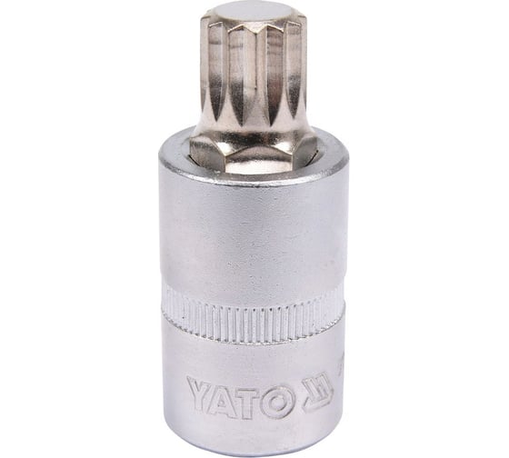 Изображение товара Головка торцевая с вставкой SPLINE (М14; 1/2") YATO YT-04345