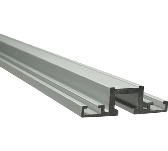 Изображение товара Профиль шина анодированная (1 м; 49.2х14.9 мм) WOODWORK TR49.100