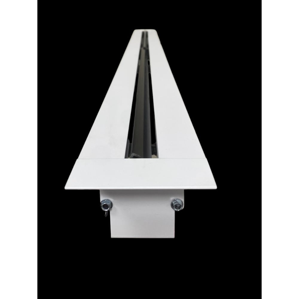 Изображение товара Линейный алюминиевый одно-щелевой полуметровый диффузор Brofer DLN-20 с регулируемым дефлектором, 0,5 м, матовый белый DLN-20-1slot-L500 MATT