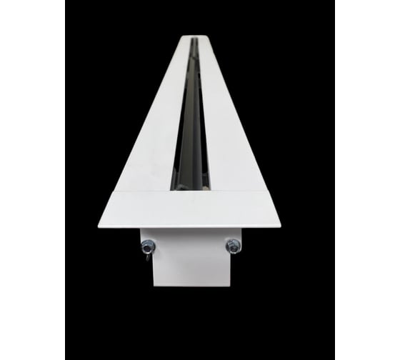 Изображение товара Линейный алюминиевый одно-щелевой полуметровый диффузор Brofer DLN-20 с регулируемым дефлектором, 0,5 м, матовый белый DLN-20-1slot-L500 MATT