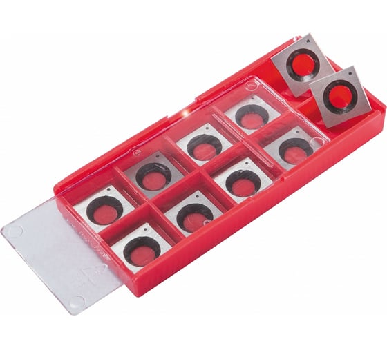 Изображение товара Комплект двухсторонних ножей (10 шт; 14x14x2 мм; HSS) для JWP-13HH, JSJ-8SH и JSJ-10SH JET 40930