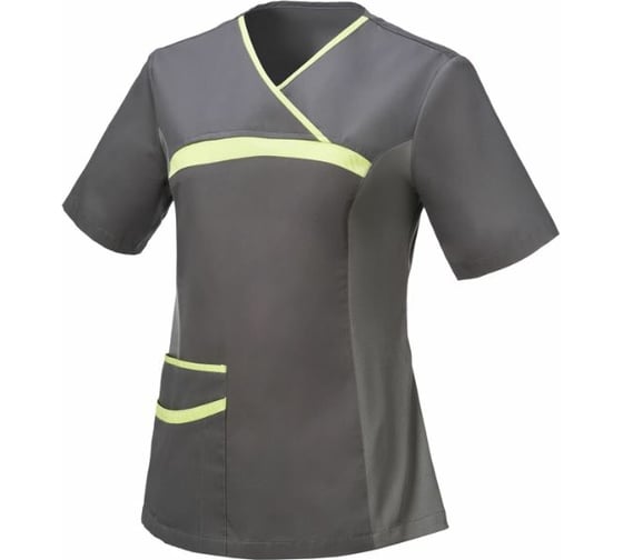 Изображение товара Женская блуза СОЮЗСПЕЦОДЕЖДА ОРИОН серая/лимонная, р. 44-46, рост 158-164 2000000142487