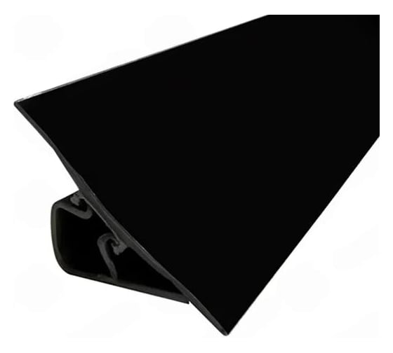 Изображение товара Плинтус для столешницы Аврора гибкий  23 + (кт заглушек/уголков) 3м, черный матовый 06027027