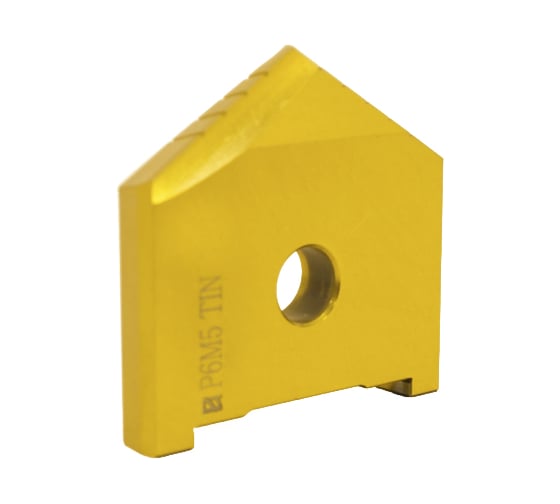 Изображение товара Сверло перовое (пластина) 65 Р6М5(M2) по металлу TiN 2000-1249 ГОСТ 25526-82 Русский Инструмент ri.157.526