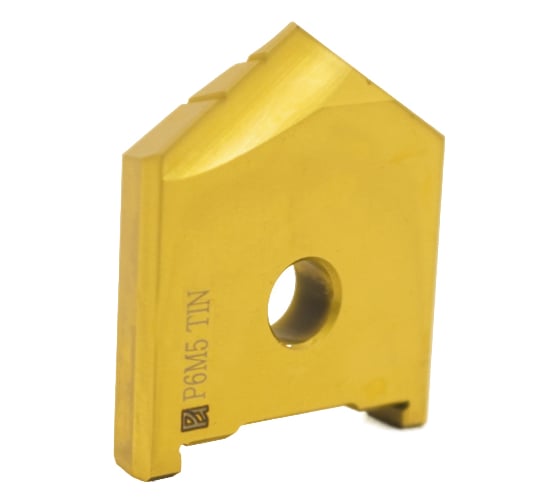 Изображение товара Сверло перовое (пластина) 35 Р6М5(M2) по металлу TiN 2000-1217 ГОСТ 25526-82 Русский Инструмент ri.157.584