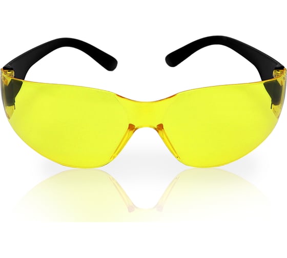 Изображение товара Защитные открытые очки ЕЛАНПЛАСТ Классик желтые ОЧК202KN (О-13022KN)