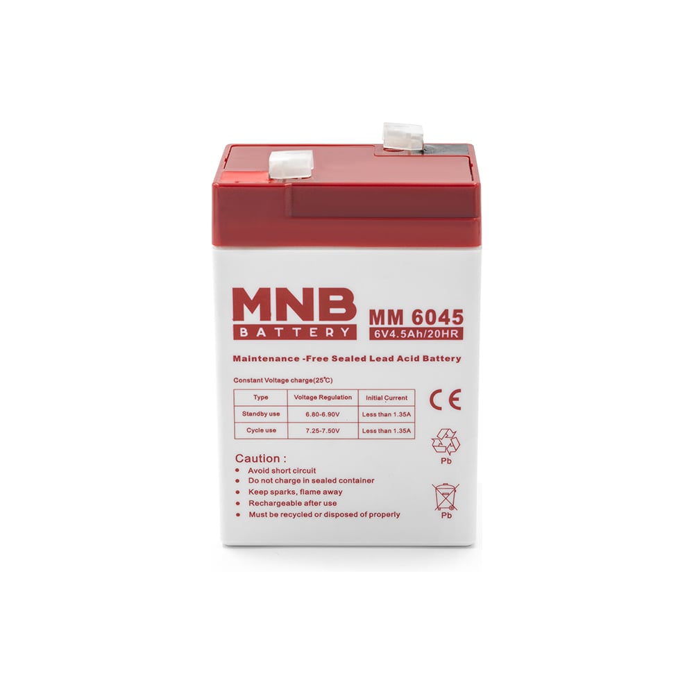 Изображение товара Аккумуляторная батарея MNB MM 6045 УТ-00003169