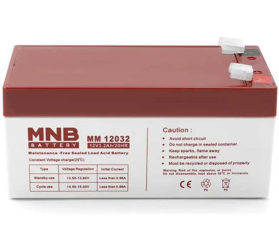 Изображение товара Аккумуляторная батарея MNB MM 12032 УТ-00003174