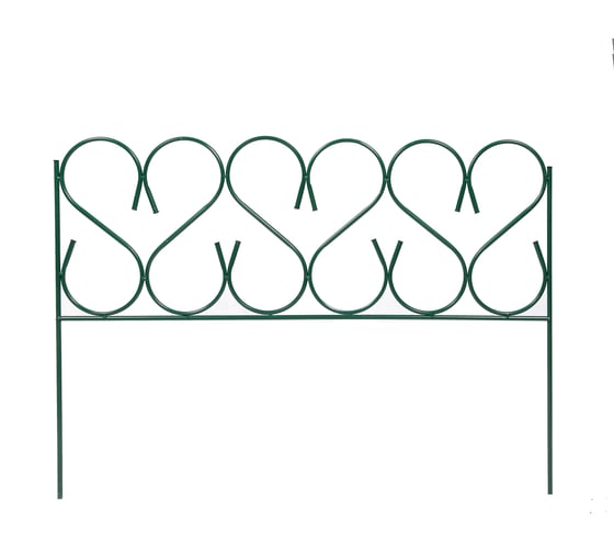 Изображение товара Заборчик Sadagro Изящный 4 секций, зеленый 8407