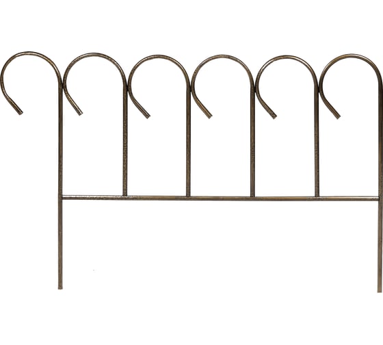 Изображение товара Заборчик Sadagro Декоративный 5 секций, бронза 8404