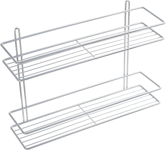 Изображение товара Прямая полка FIXSEN двухэтажная, хром FX-730-2