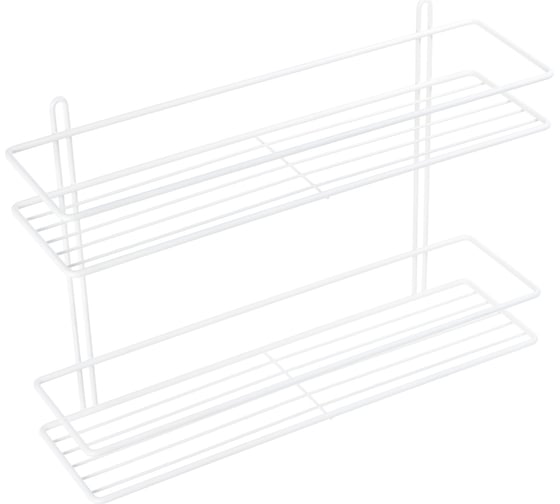 Изображение товара Прямая полка FIXSEN двухэтажная, белая FX-730W-2
