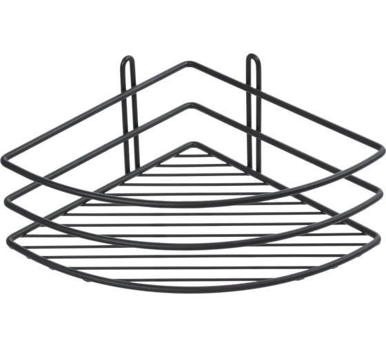 Изображение товара Угловая полка FIXSEN одноэтажная, черная FX-710B-1