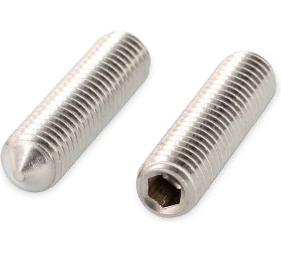 Изображение товара Винт установочный Edelfix DIN 914 M3x3 мм А2, нерж. внутр. шестигр, 50 шт. 914233 50