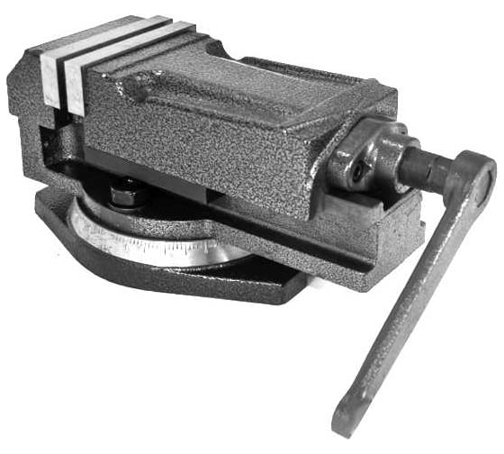 Изображение товара Тиски станочные ручной привод 100 поворотные с закрытым винтом Beltools ri.265.64