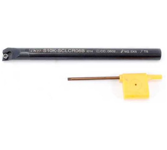 Изображение товара Резец расточной с ромбической пластиной D=10 L=125 S10K SCLCR 06 Русский Инструмент ri.419.40