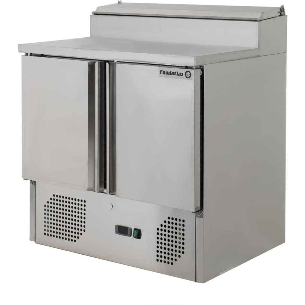 Изображение товара Стол холодильный Foodatlas PS200 для пиццы 2 двери нержавеющая сталь