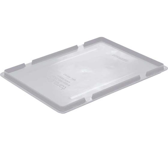 Изображение товара Крышка полимерная Тара.ру 400х300мм, для ящиков, цв. серый 29430