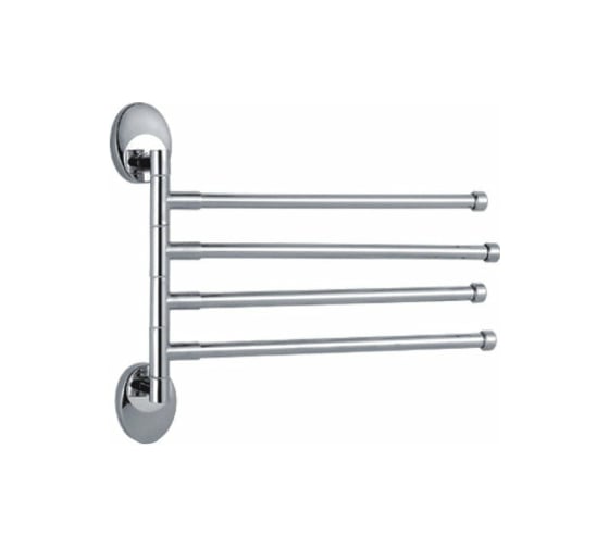 Изображение товара Держатель для полотенец HAIBA четверной, хромированный HB1614