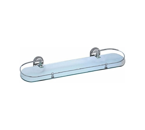 Изображение товара Подвесная полка для ванной HAIBA матовое стекло, хромированная HB1907-1