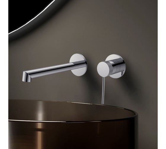 Изображение товара Смеситель для раковины VINCEA Rim встраиваемый однорычажный, хром VBFW-2RM1CH