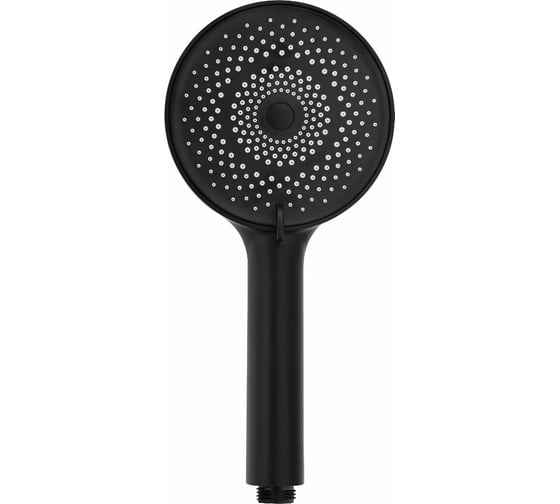 Изображение товара Лейка для душа, круглая 3-х режимная, дизайнерская, черная () OLIVE'S D185B