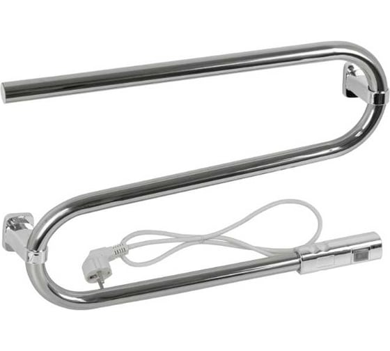 Изображение товара Полотенцесушитель Brimix электрический, Z - образный, 500 х 310 х 80 мм, с сухим ТЭНом, 30 W, из нержавеющей стали, цвет ХРОМ. BK112