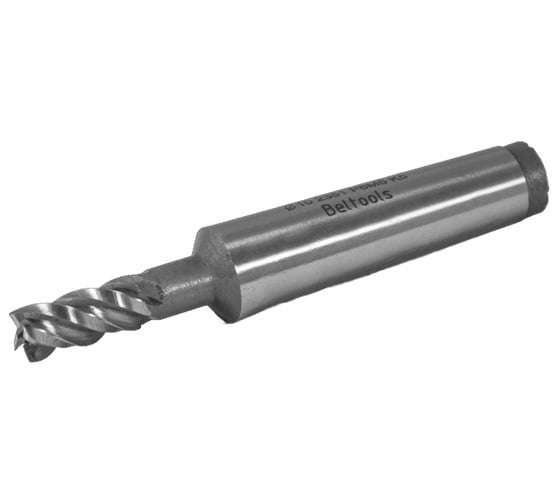 Изображение товара Фреза концевая 10х22х104 Р6М5К5 Z=4 к/х КМ2 для высокопрочных трудообрабатываемых и титановых сплавов с центровым отверстием ГОСТ 23248-78 Beltools ri.189.3035