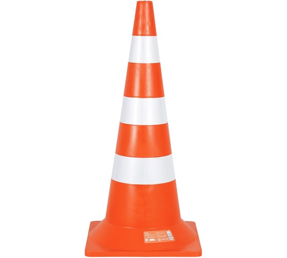 Изображение товара Конус дорожный Airline 750мм, 3 световозвр.полосы, оранжевый AKON015