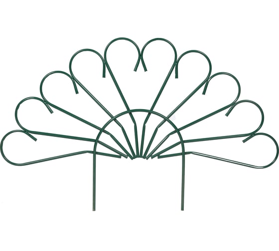 Изображение товара Заборчик Sadagro Павлин 5 секций, зеленый 8419