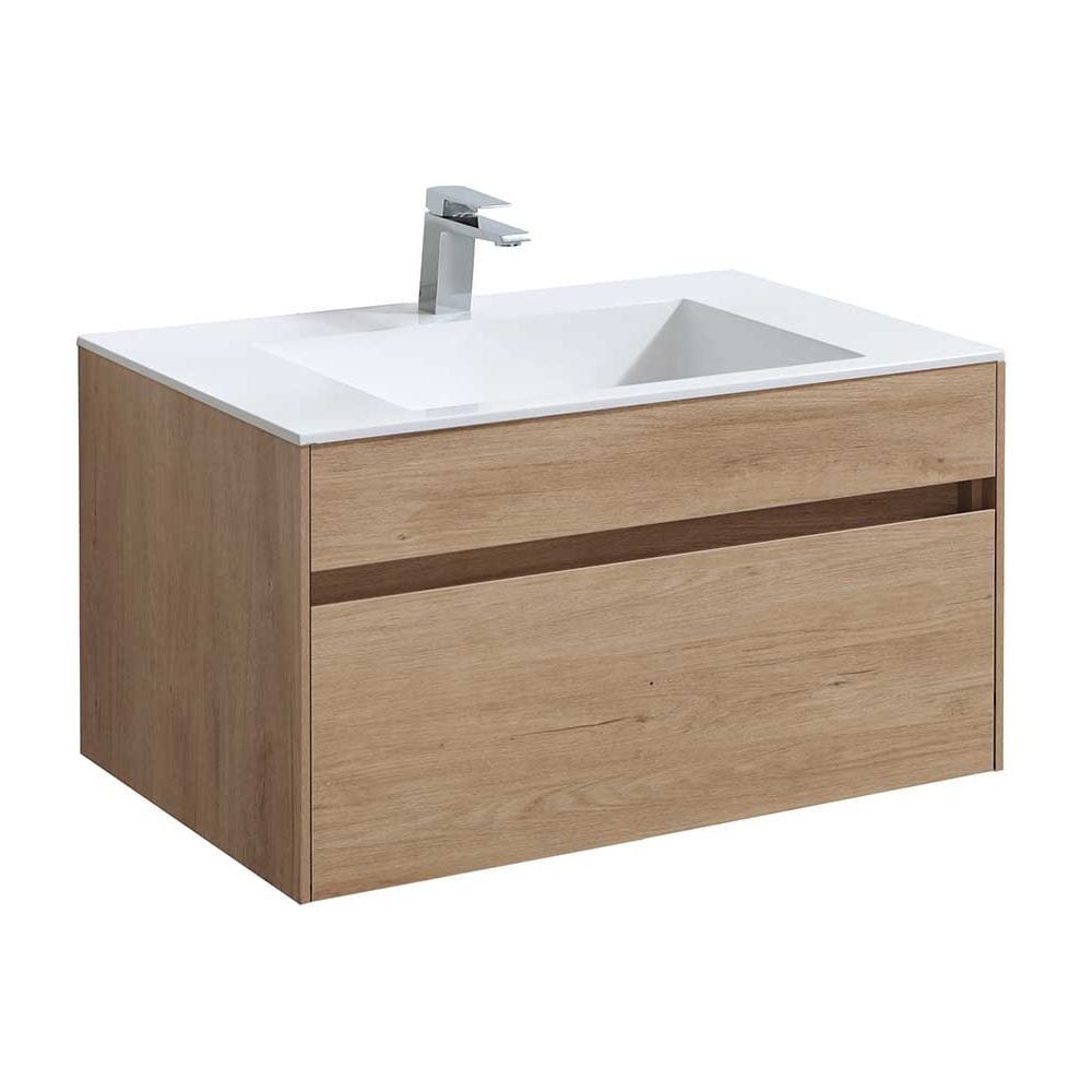 Изображение товара Подвесная база под раковину VINCEA Chiara 800 с ящиком soft-close серийный дизайн