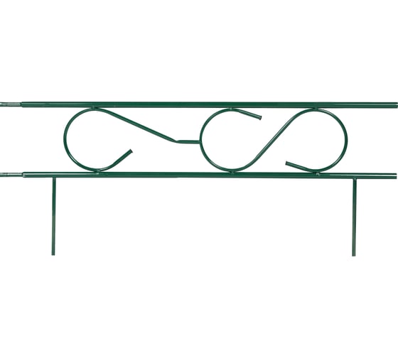 Изображение товара Заборчик Sadagro Прямой 4 секции, зеленый 8415