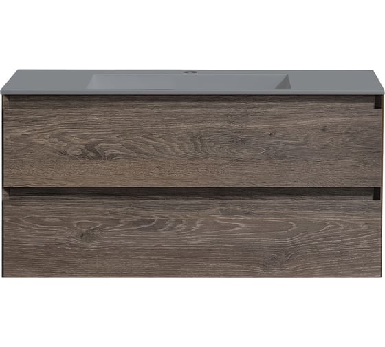Изображение товара База под раковину VINCEA Luka 1000 подвесная, 2 выкатных ящика soft-close, R.Oak. VMC-2L100RO