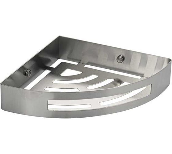 Изображение товара Полочка BRIMIX литая, угловая, одинарная, из нержавеющей стали, цвет сатин 5657-S