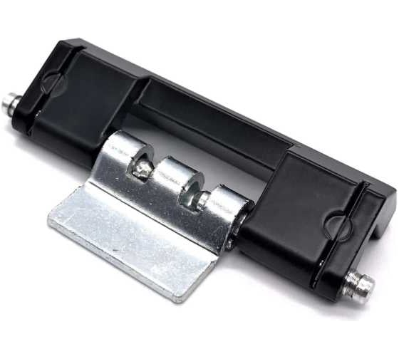 Изображение товара Петля потайная РУССКИЕ ЗАМКИRZP 096-2 (малая, чёрная), 2 шт 0083