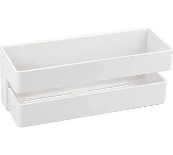 Изображение товара Полочка BRIMIX прямая из высокопрочного АБС пластика, белая матовая, глубокая 5680