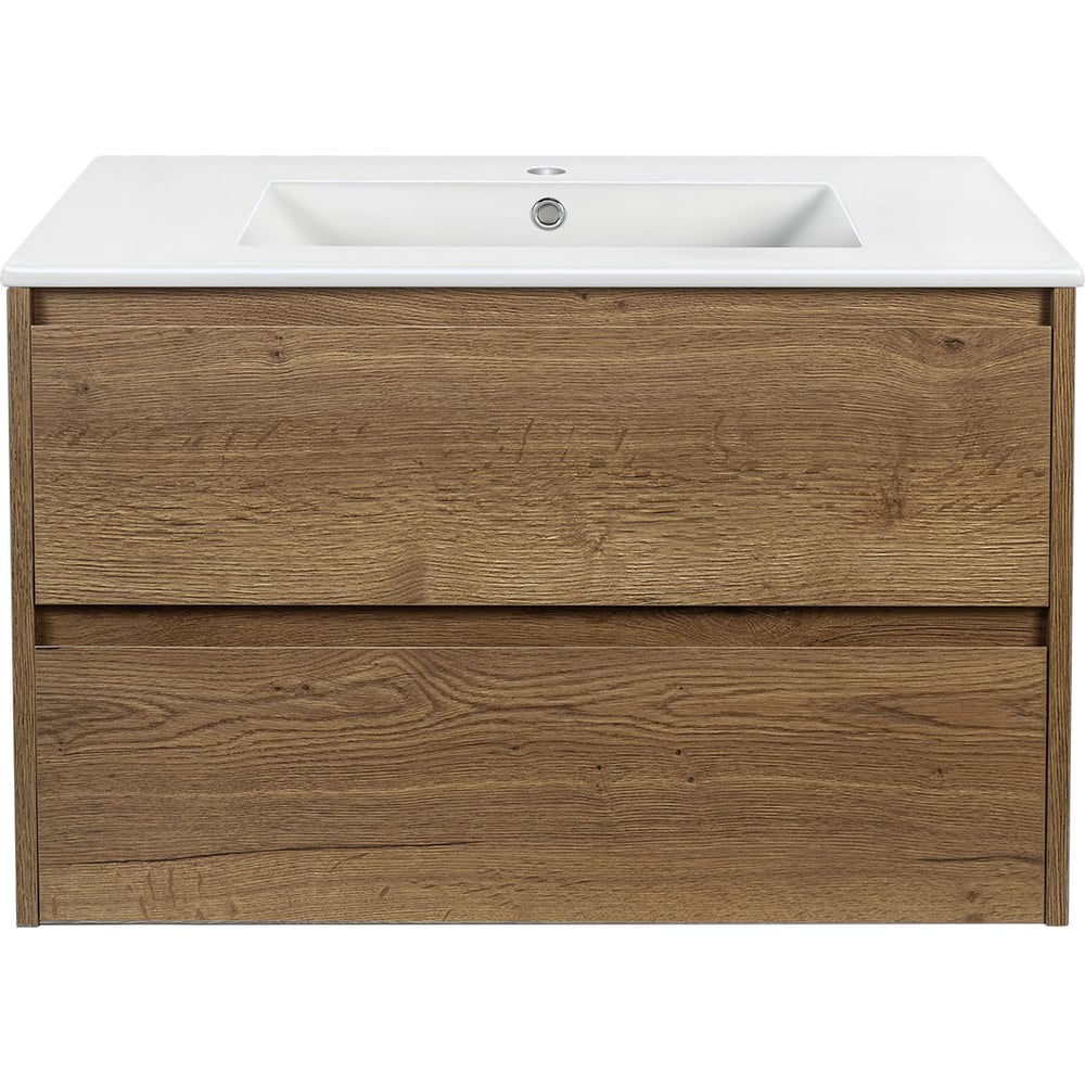 Изображение товара База под раковину VINCEA Gio 800 с двумя ящиками soft-close