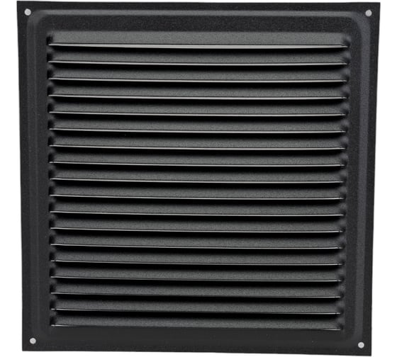 Изображение товара Решетка вентиляционная 175х175 мм черный муар Трибатрон 87810