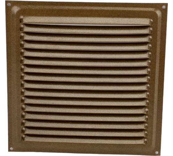 Изображение товара Решетка вентиляционная 150х150 мм бронзовый металлик Трибатрон 87695
